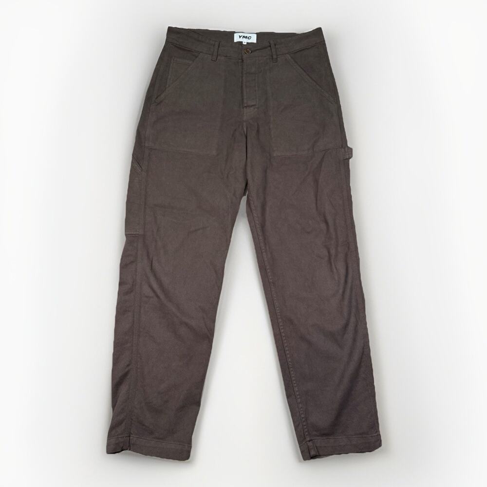 YMC Painter Trousers Pants Men’s Size 30 Brown Carpenter Baggy Denim $230